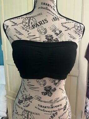 FREE w/ $10+ PURCHASE: Basic Universal Black Lace-Back Bandeau